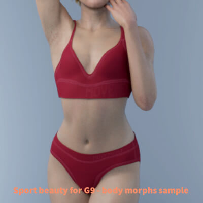 Sport Beauty for G9-Body Morphs