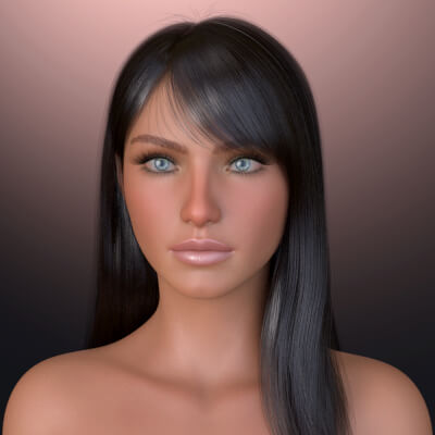 HXD Head Women 01 by Hyxod