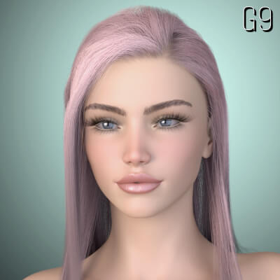 HXD Head Women 02 G9 by Hyxod