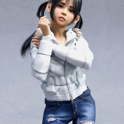 Diara Kid For Genesis 8 Female