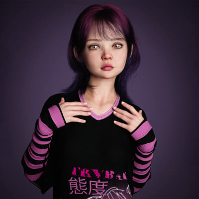 Harlyn Teen for Genesis 8.1 Female