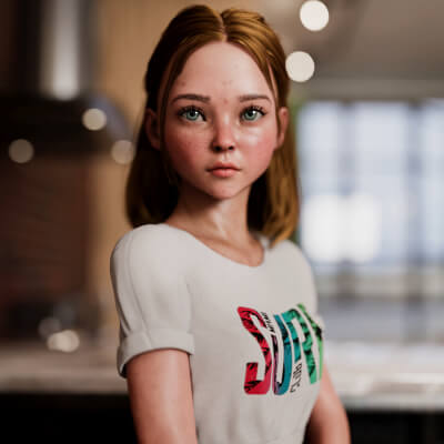 Lydia Teen for Genesis 8 Female