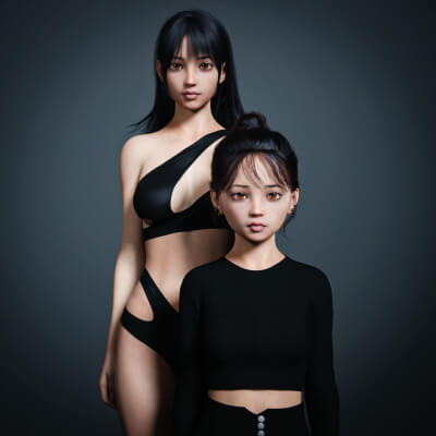 Tokyo for Genesis 8 and 8.1 Female Bundlepack