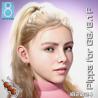 IB Pippa for Genesis 8 and 8.1 by IB2024