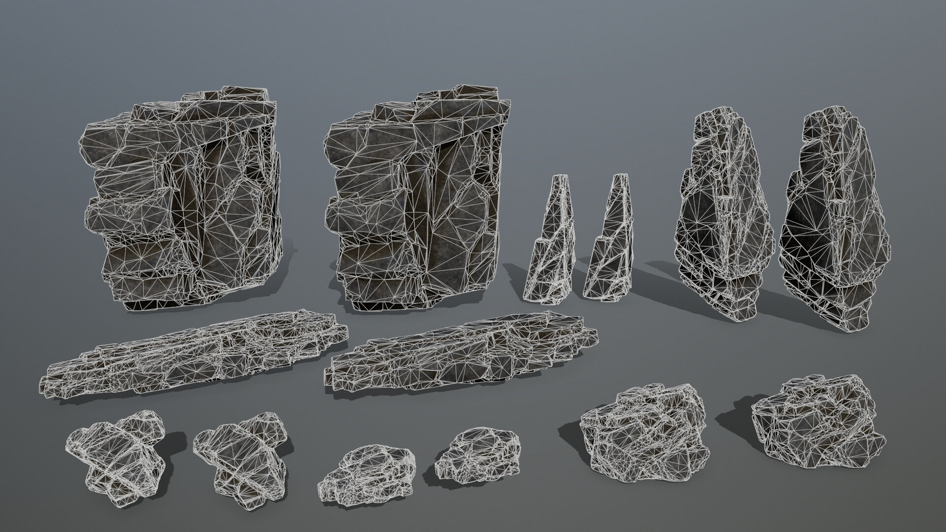 Cliff Rocks 1 - 3D Model by icekazim