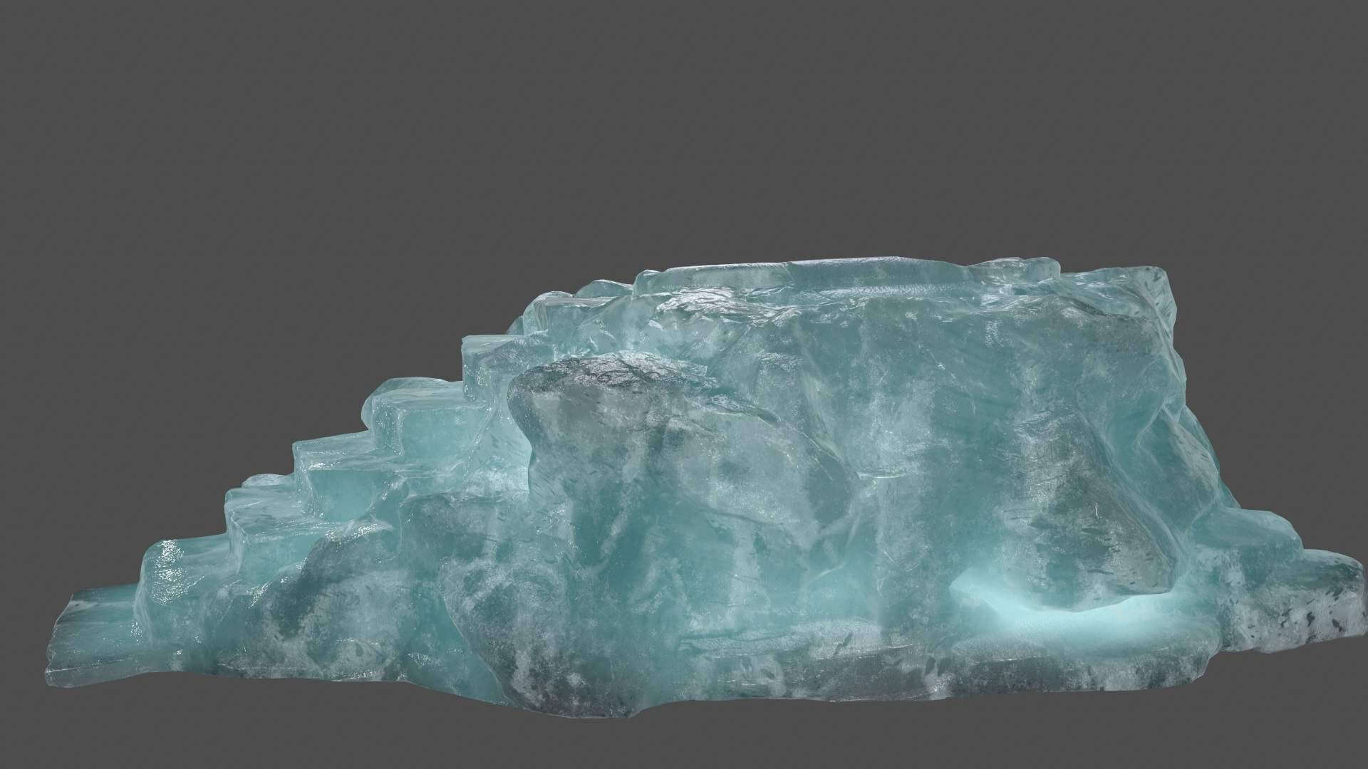 Ice Temple 3D Model by icekazim