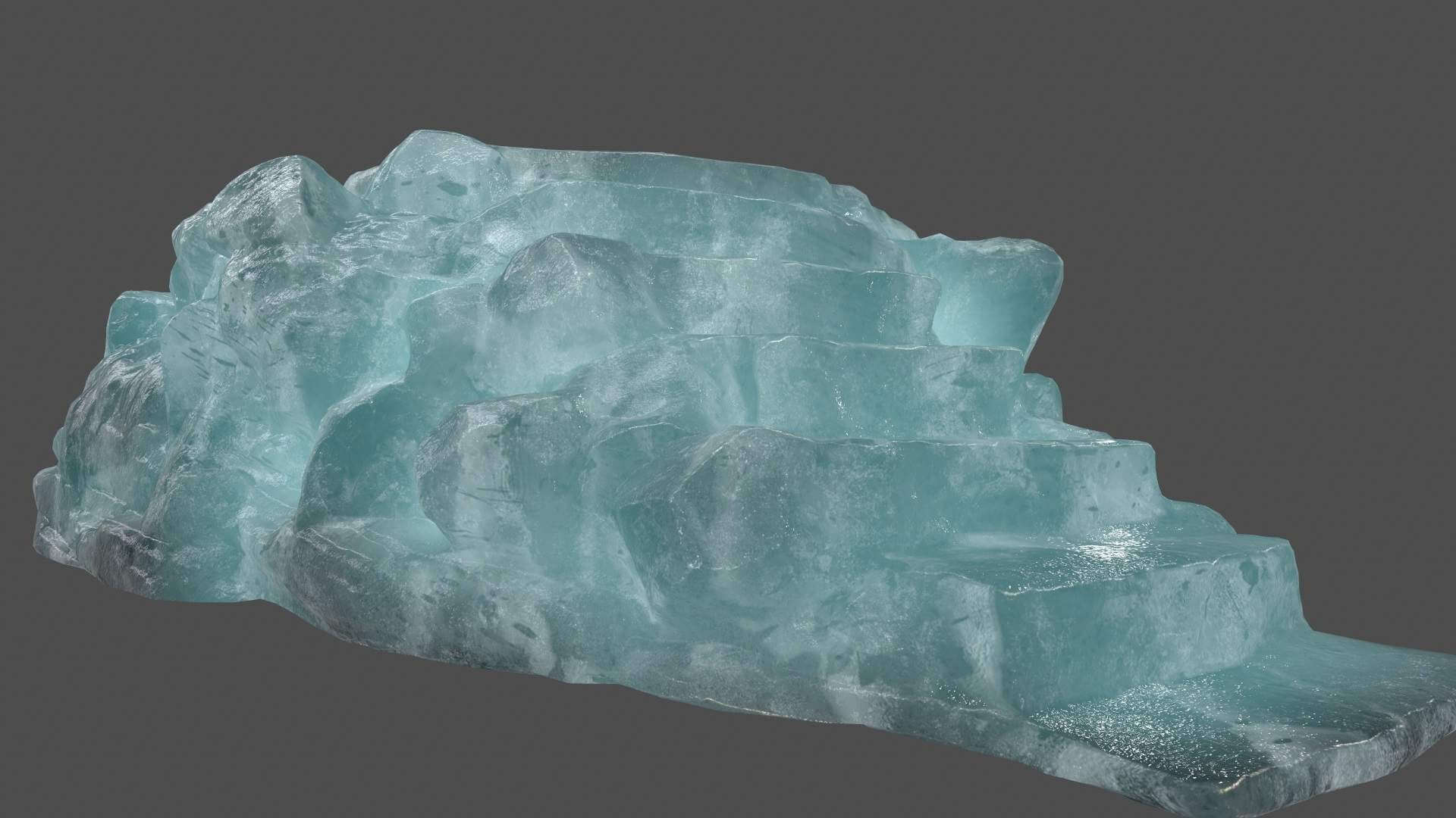 Ice Temple 3D Model by icekazim