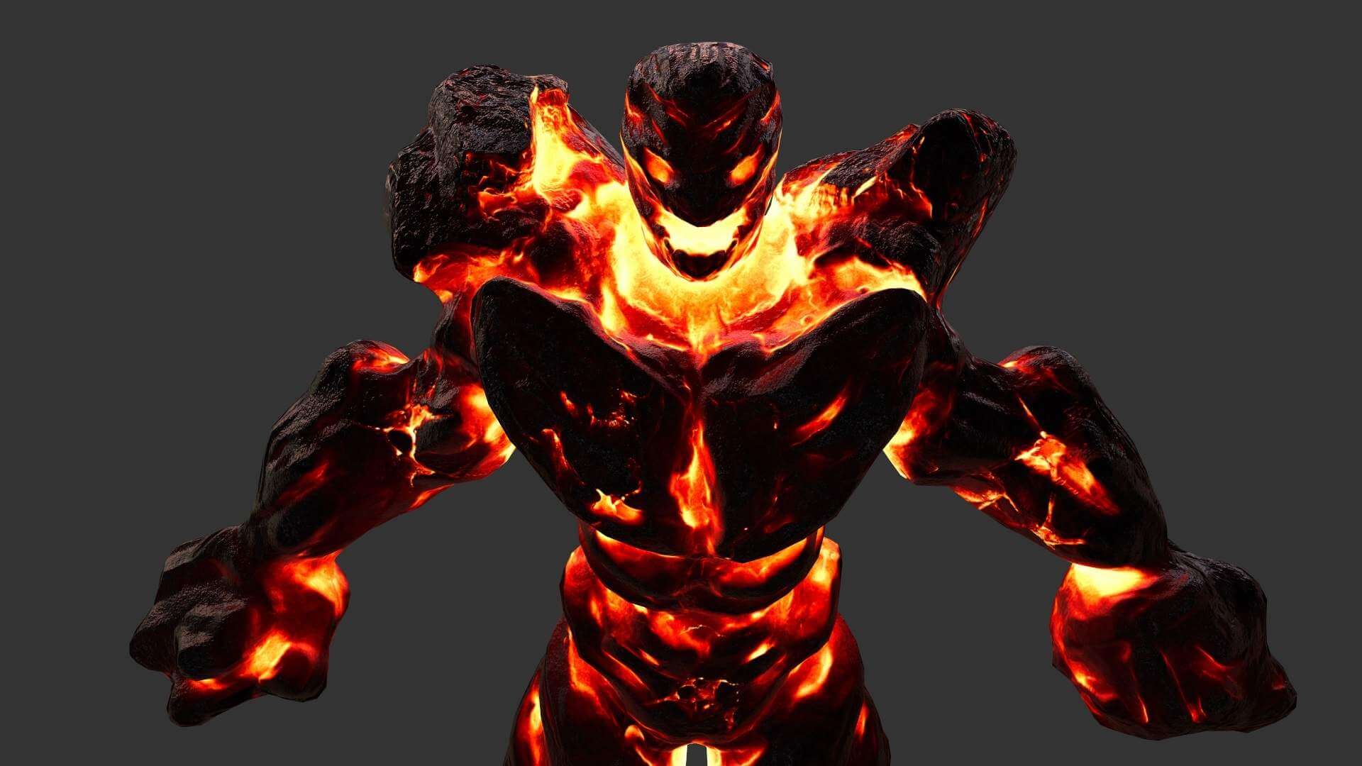 Lava Monster 3D Model by icekazim