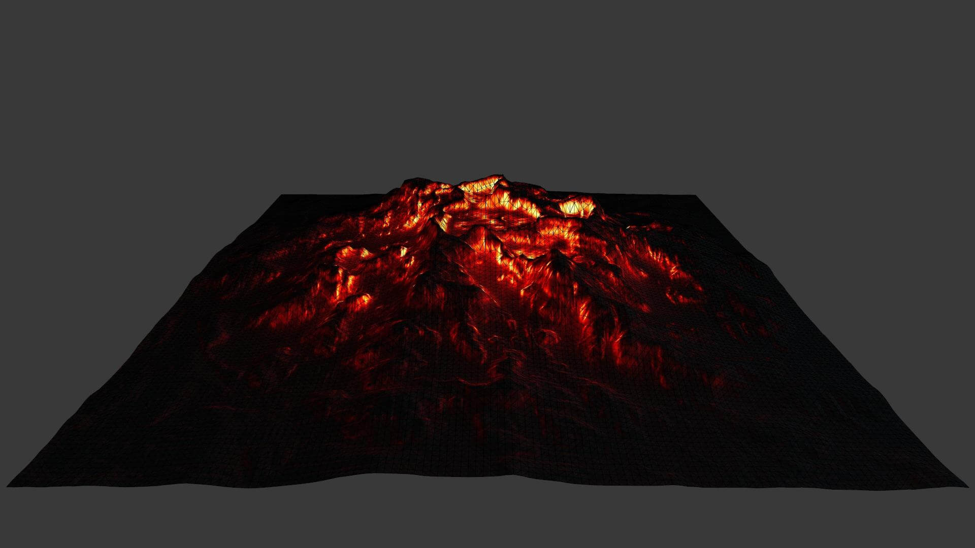 Volcano 3D Model