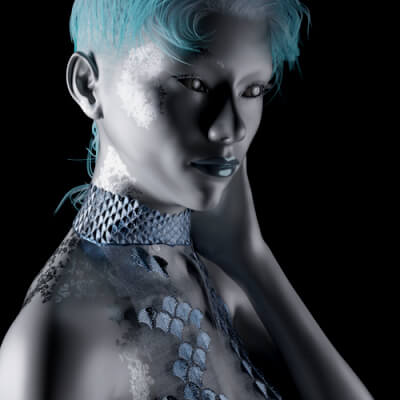 Silver for Gold Leaves Dress for G8F