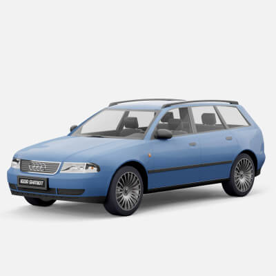 Audi A4 B5 1996 Station Wagon - 3D Model by Igor Shmidt