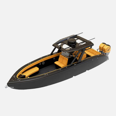 Motorboat 34 Black