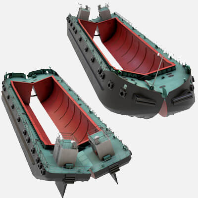 Split Hopper Barge