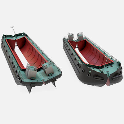 Split Hopper Barge