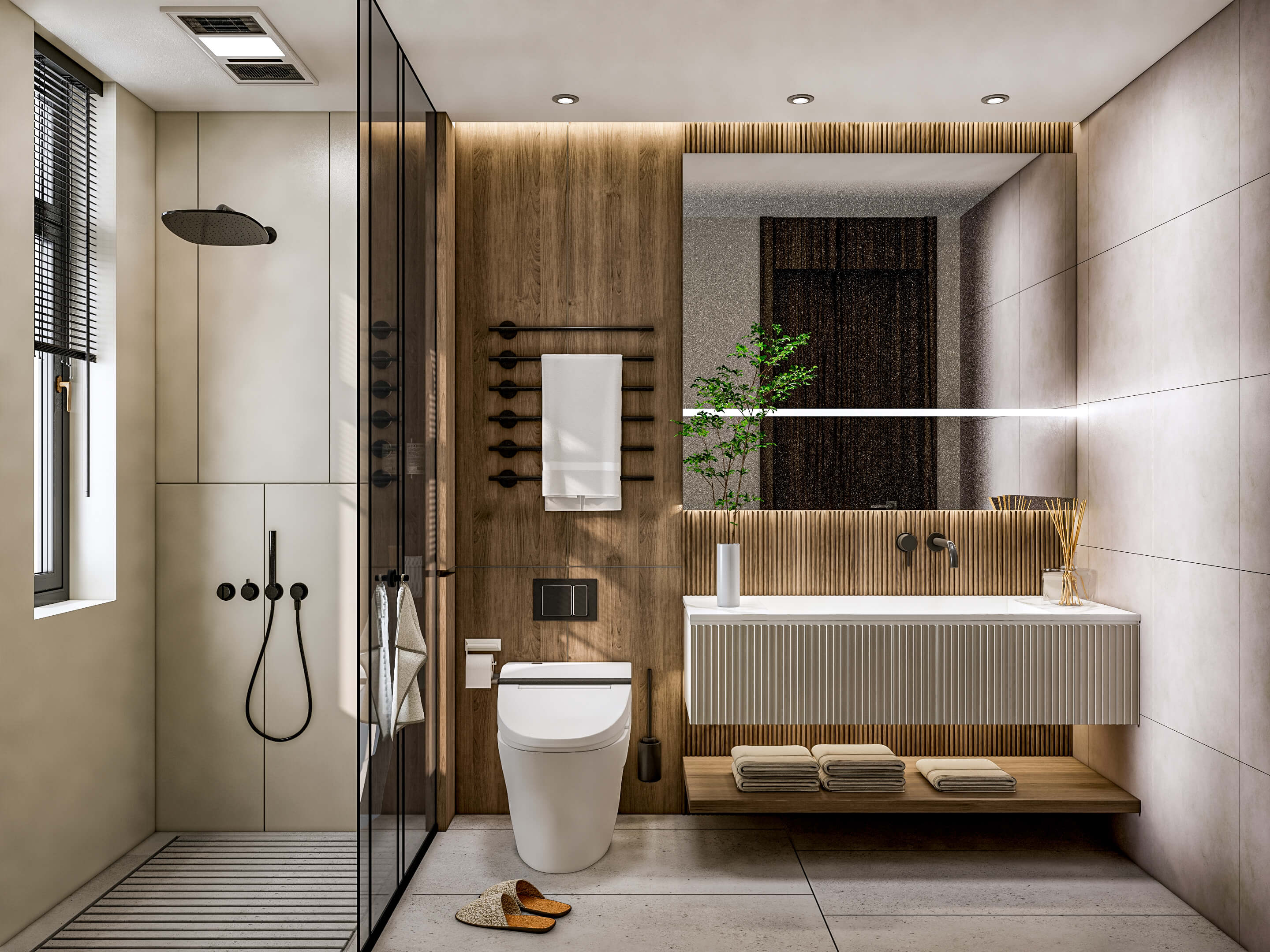 Bathroom Modern and Luxury 19 - 3D Model by IID Studio