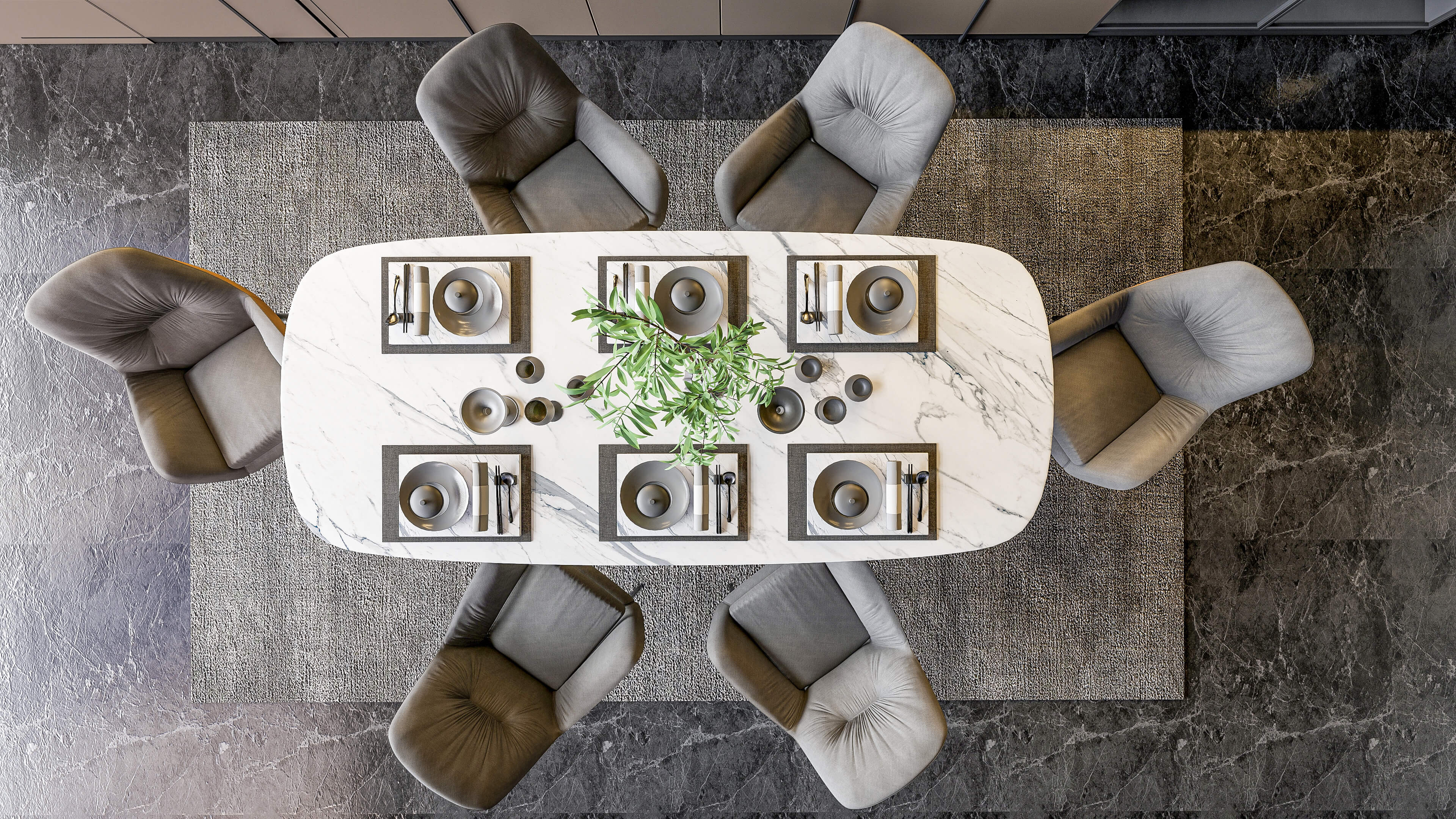 Dining Room Interior 18 - 3D Model by IID Studio