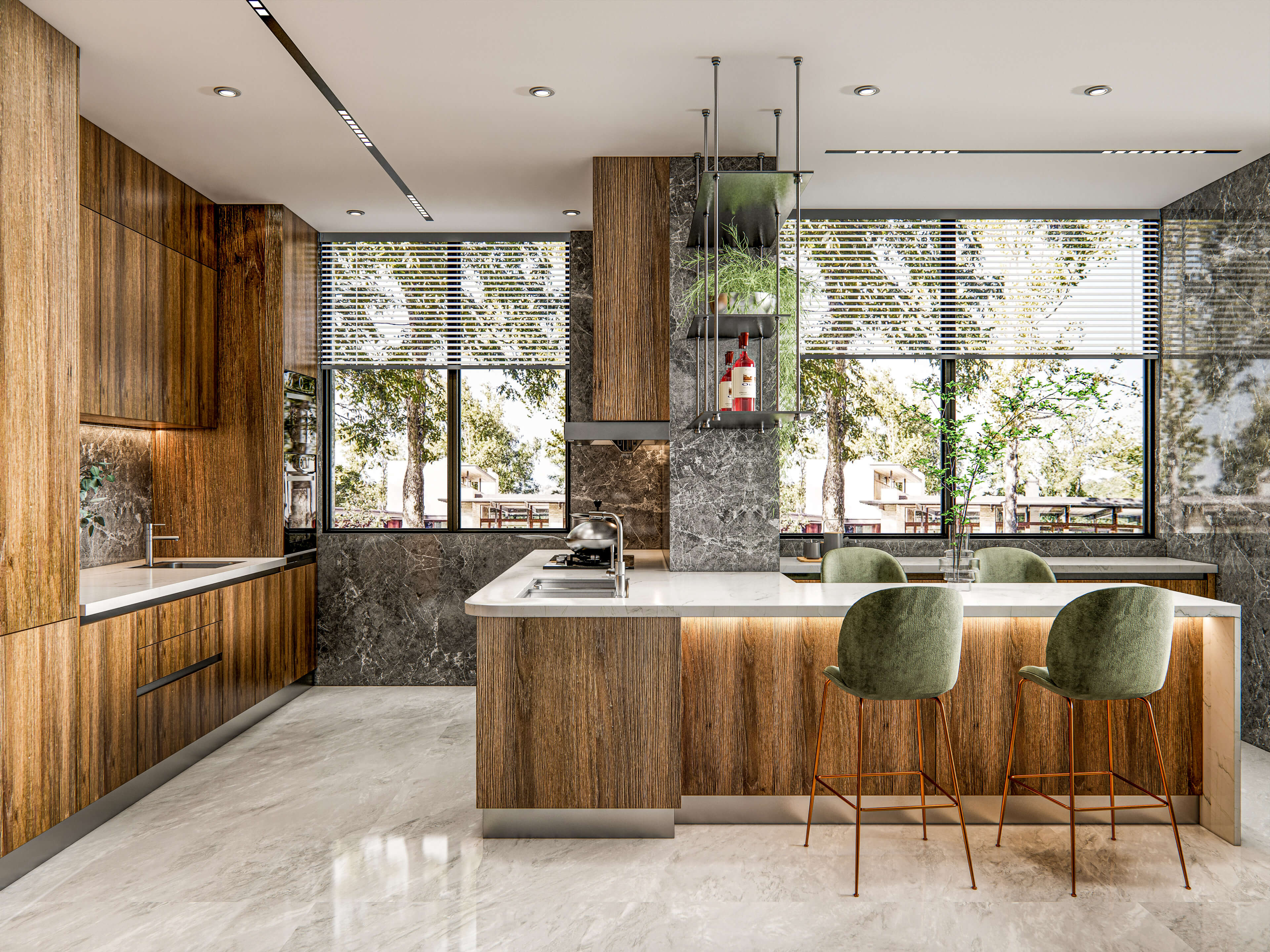 Kitchen Full Scene 39 - 3D Model by IID Studio