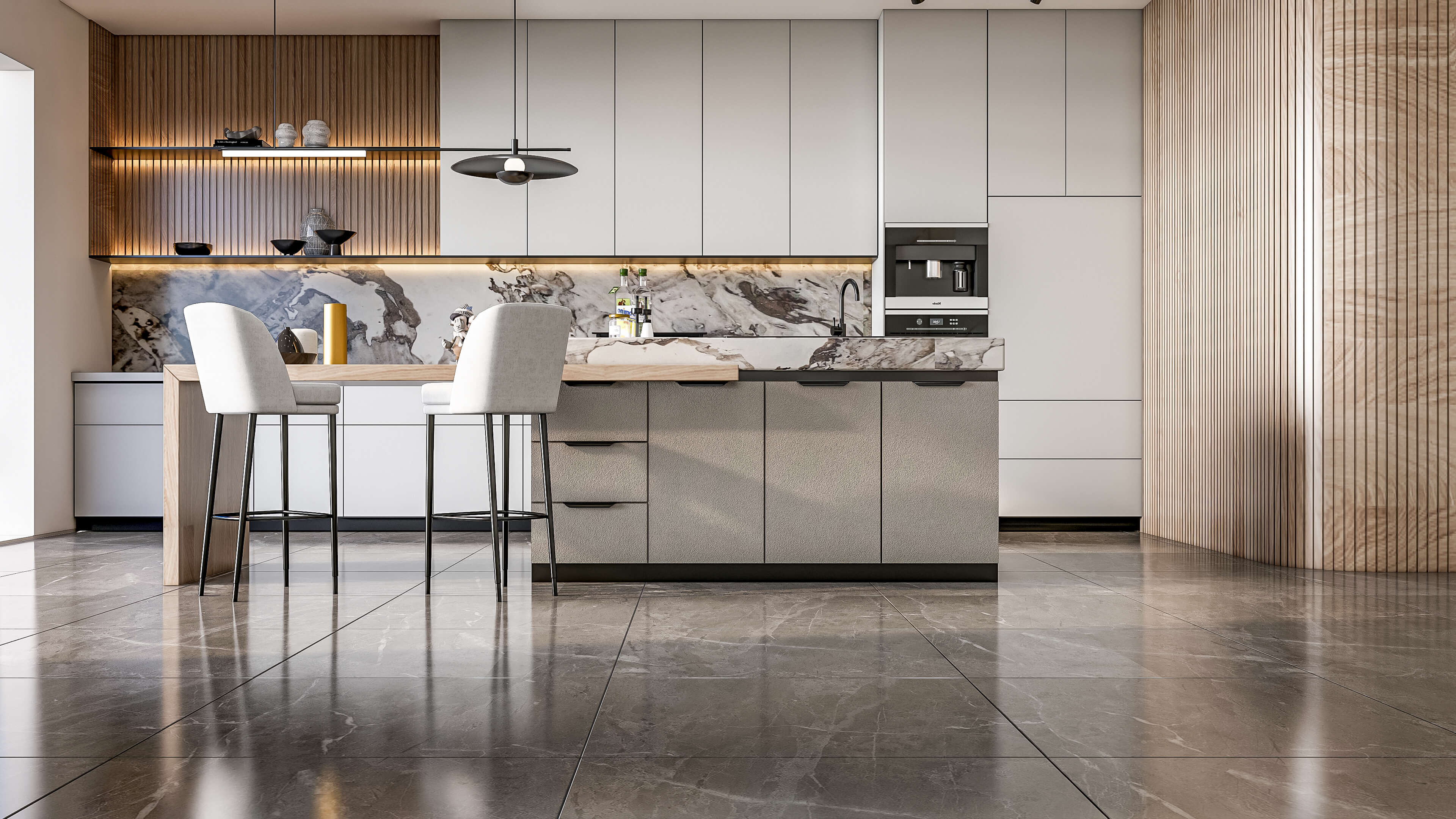 Kitchen Full Scene 58 - 3D Model by IID Studio