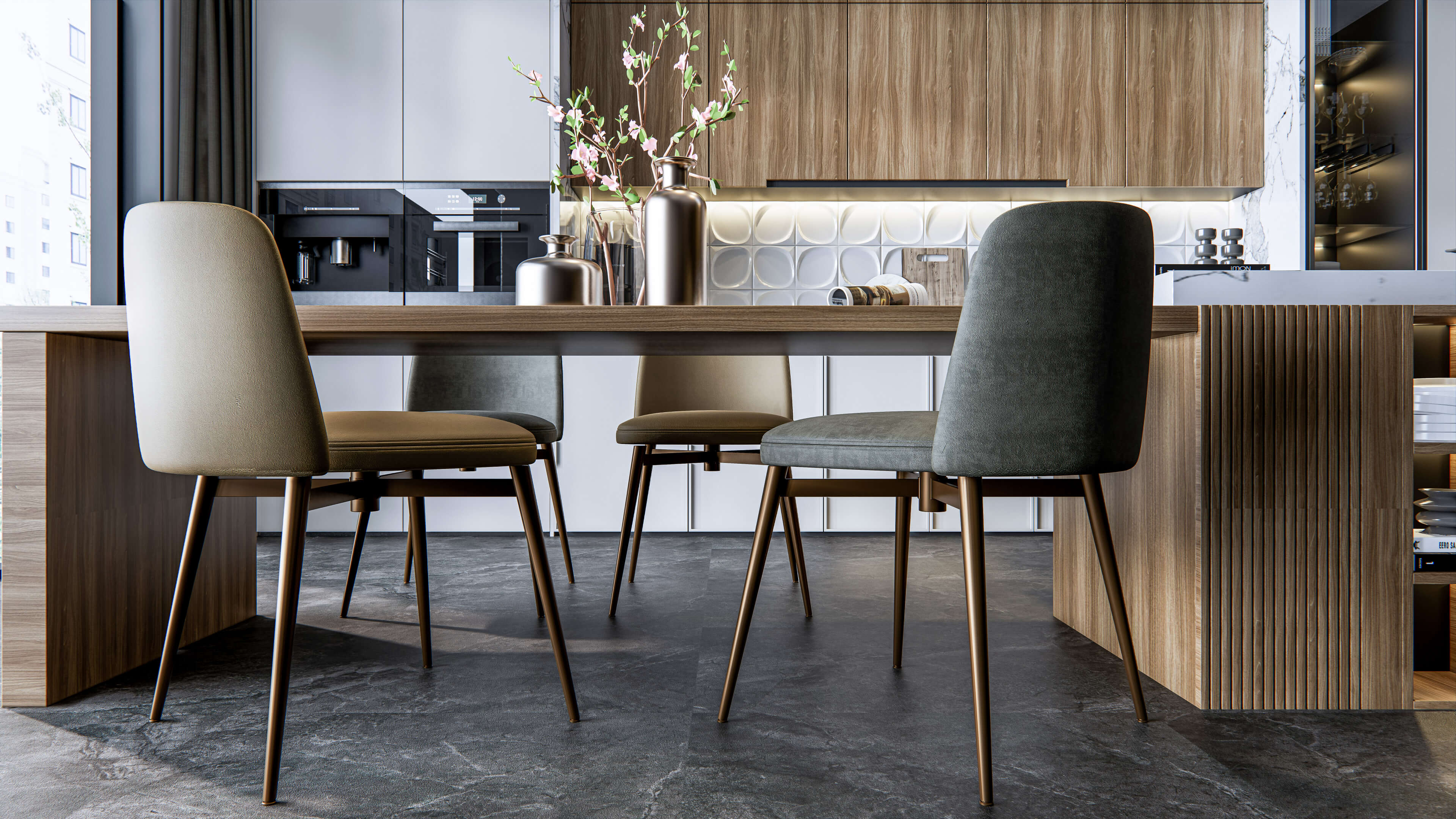 Kitchen Full Scene 023 - 3D Model by IID Studio