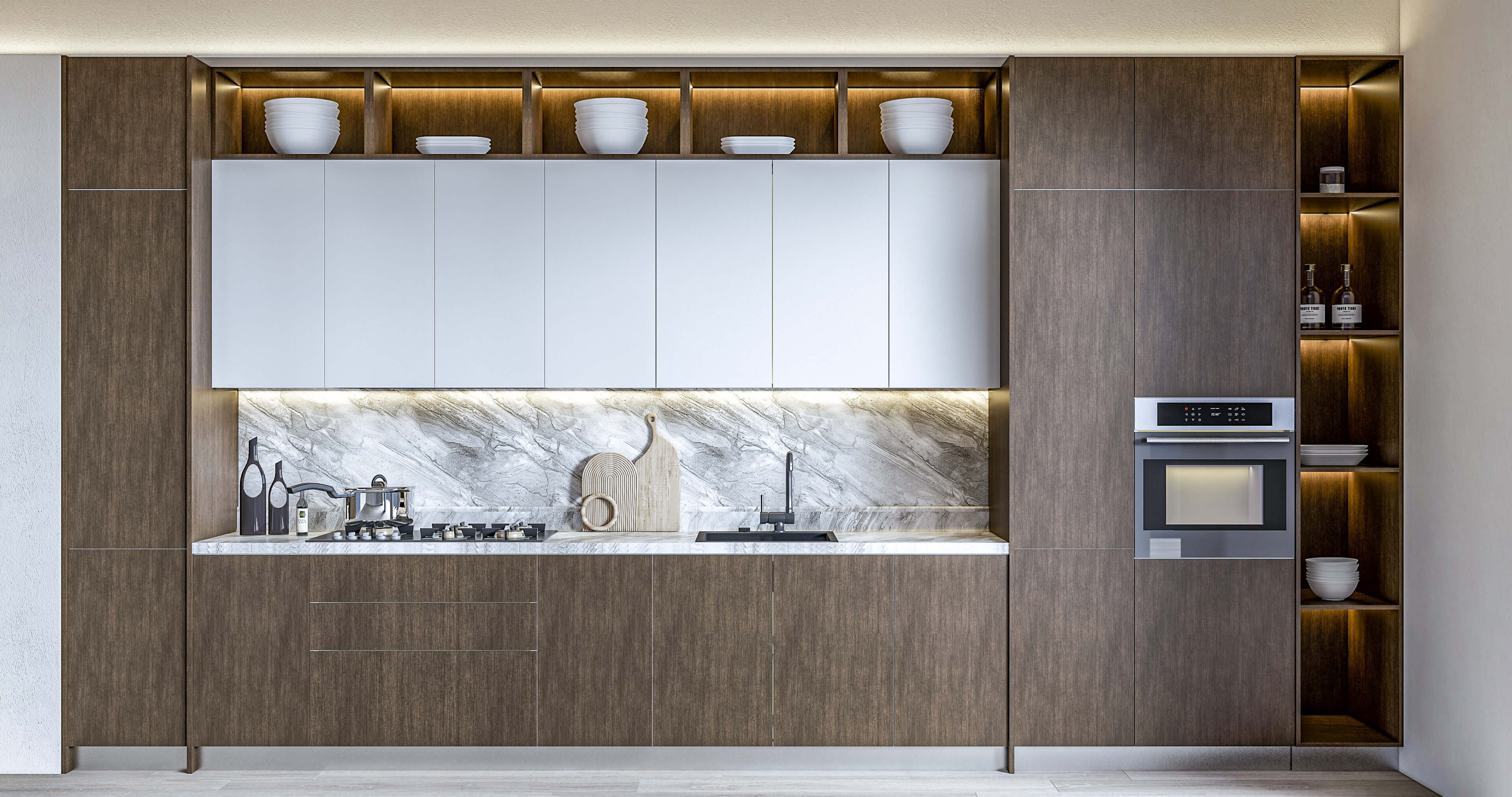 Kitchen Parametric Fully Resizable 12 - 3D Model by IID Studio