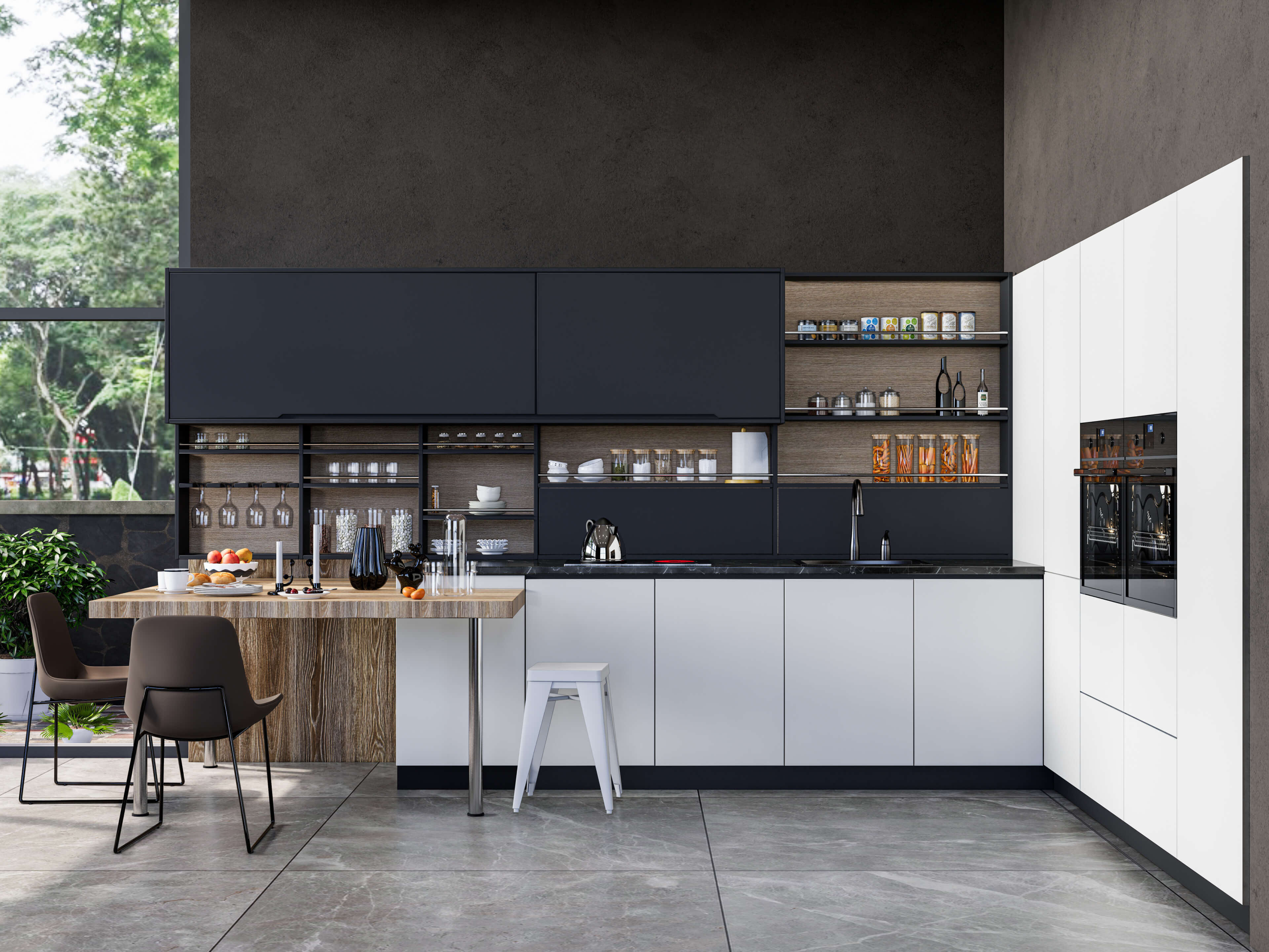Kitchen Fully Parametric Fully Resizable Full Scene - 3D Model by IID ...