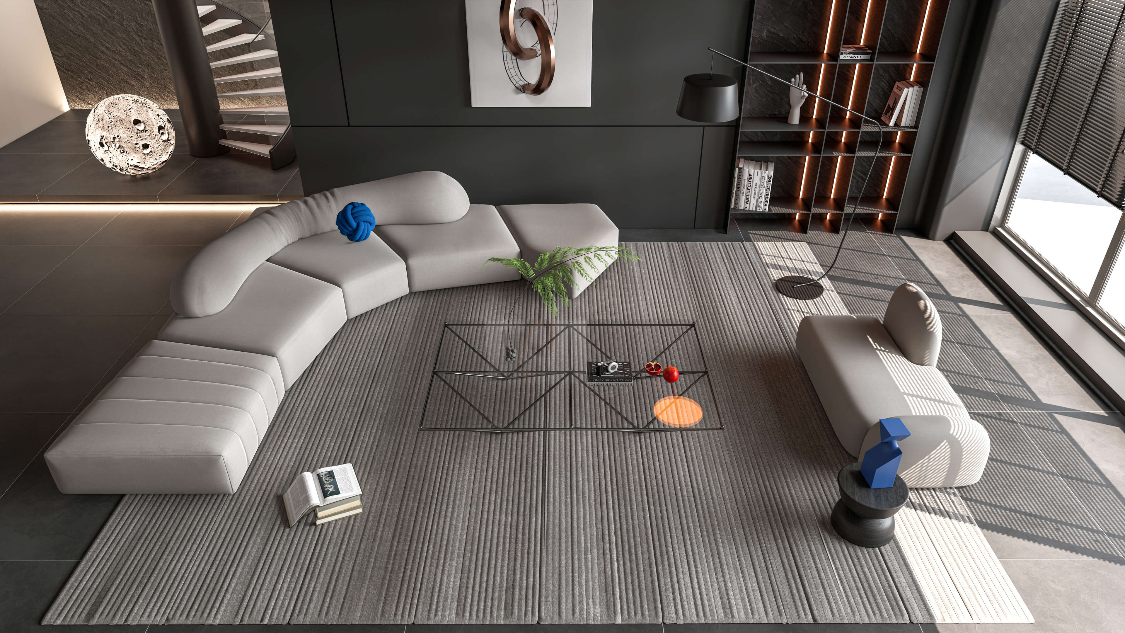 3d Living Room Interior