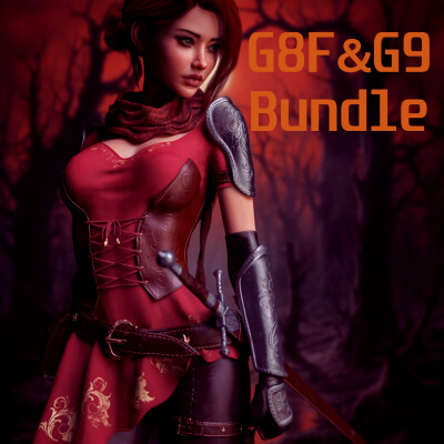 IIIDM dForce Adventurer Outfit Bundle for G8F and G9
