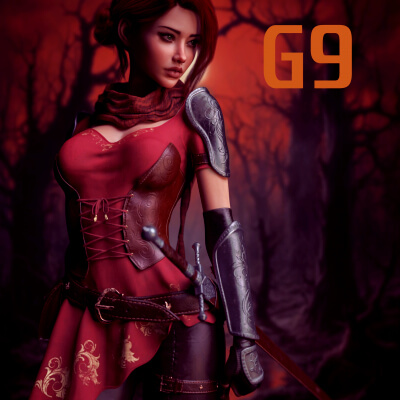 IIIDM dForce Adventurer Outfit for Genesis 9 by IIIDMurasaki