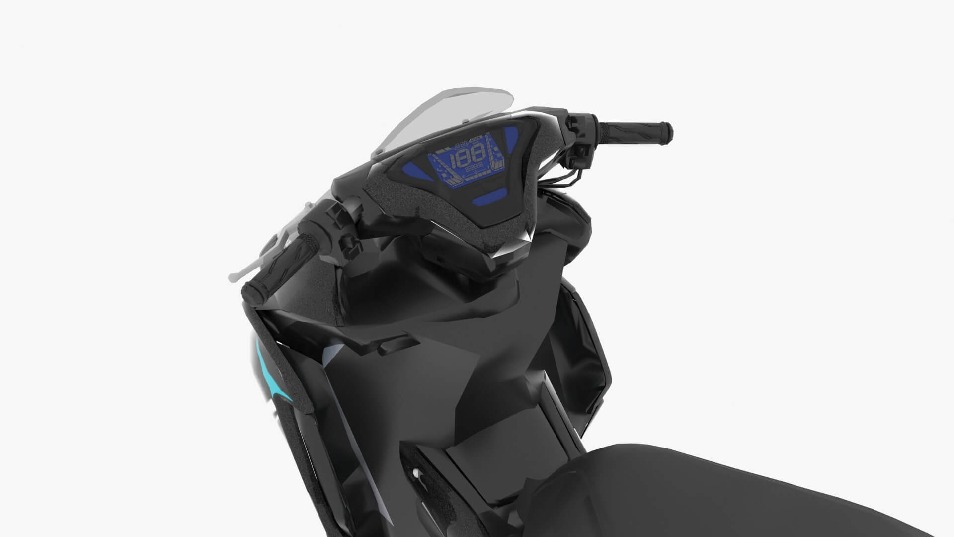 2021 Yamaha Aerox 155 - 3D Model by ilham45