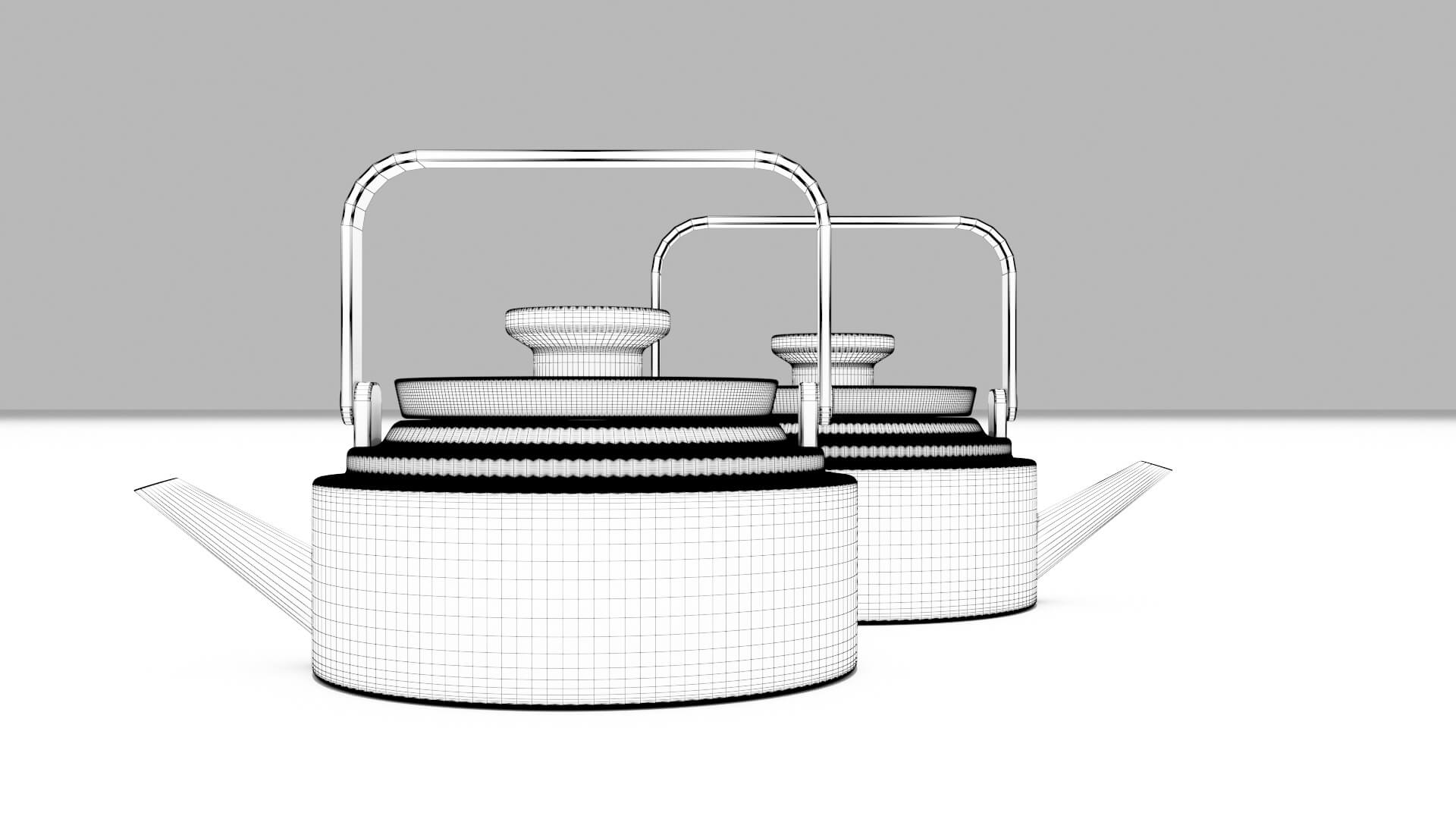 Ceramic Teapot 3D Model by ilham45