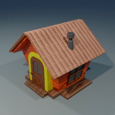 House Hut 3D model by ilham45