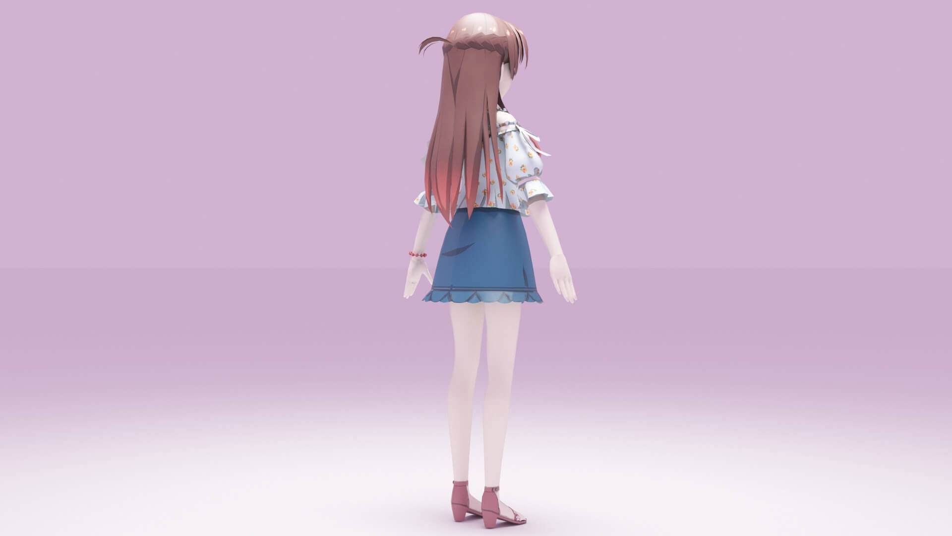 Ichinose Chizuru - Kanojo Okarishimasu 3D Model by ilham45