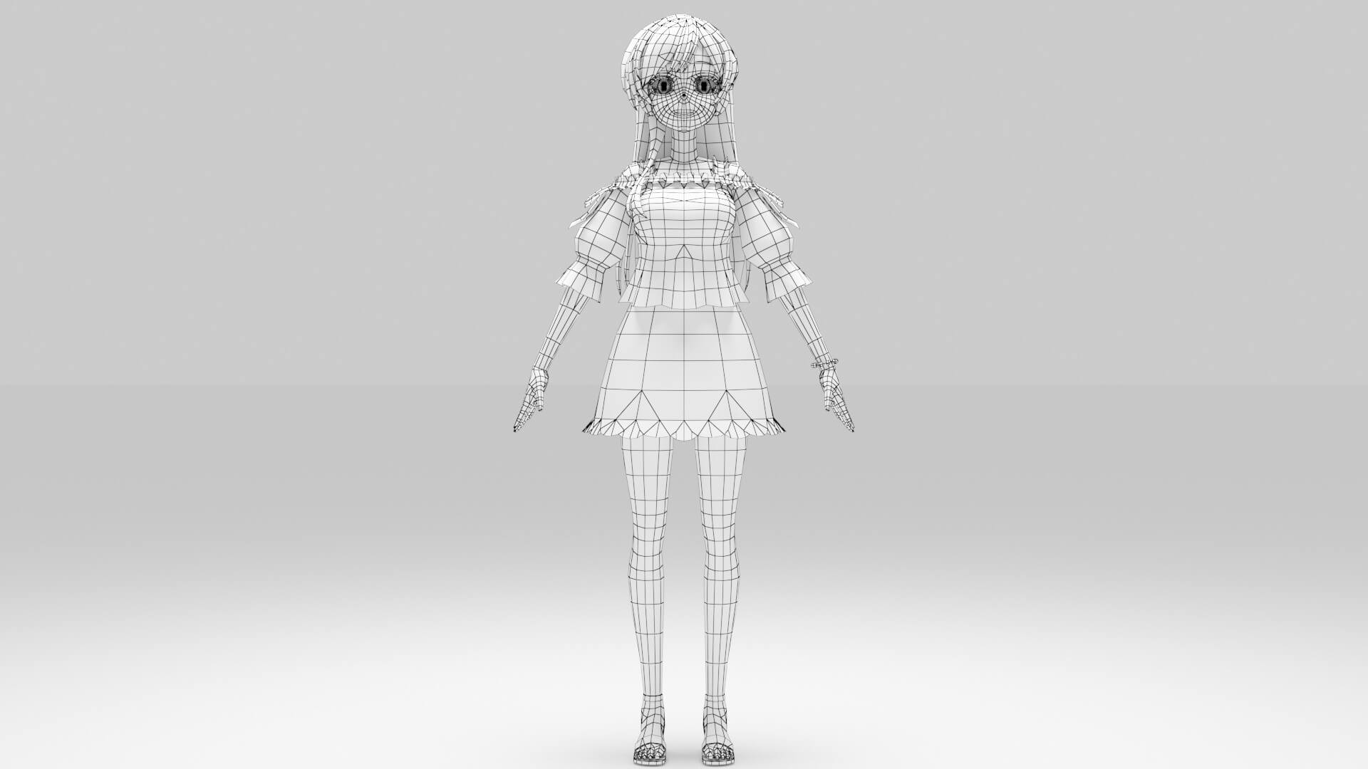 Ichinose Chizuru - Kanojo Okarishimasu 3D Model by ilham45