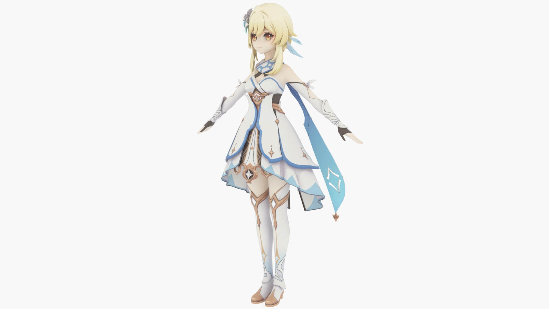 Genshin impact lumine naked