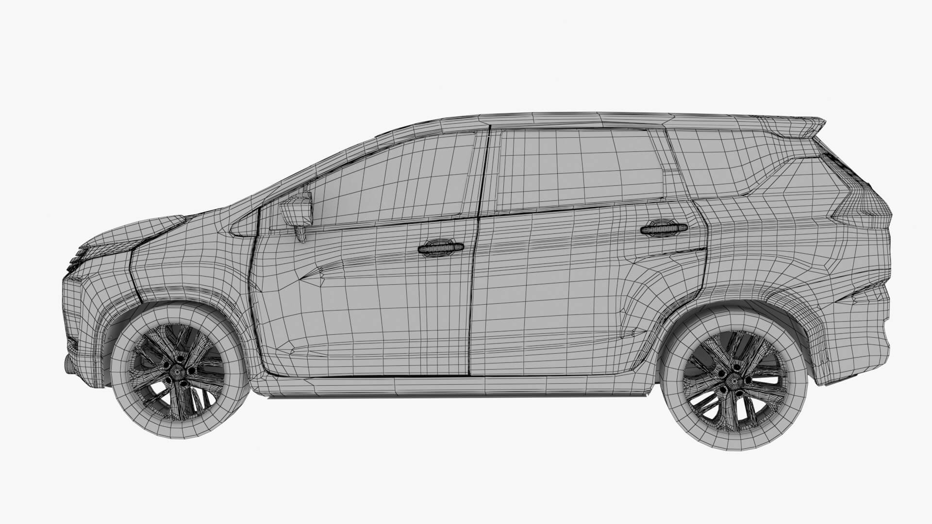 Mitsubishi Xpander Free 3D Model by ilham45