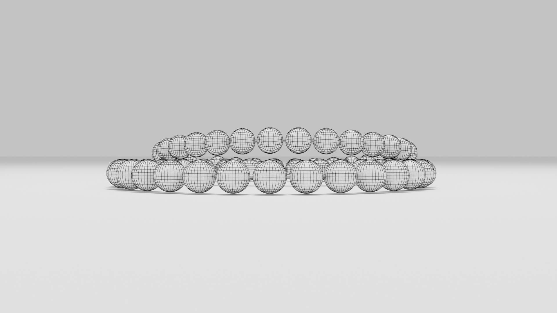 Pearl Bracelet - 3D Model by ilham45