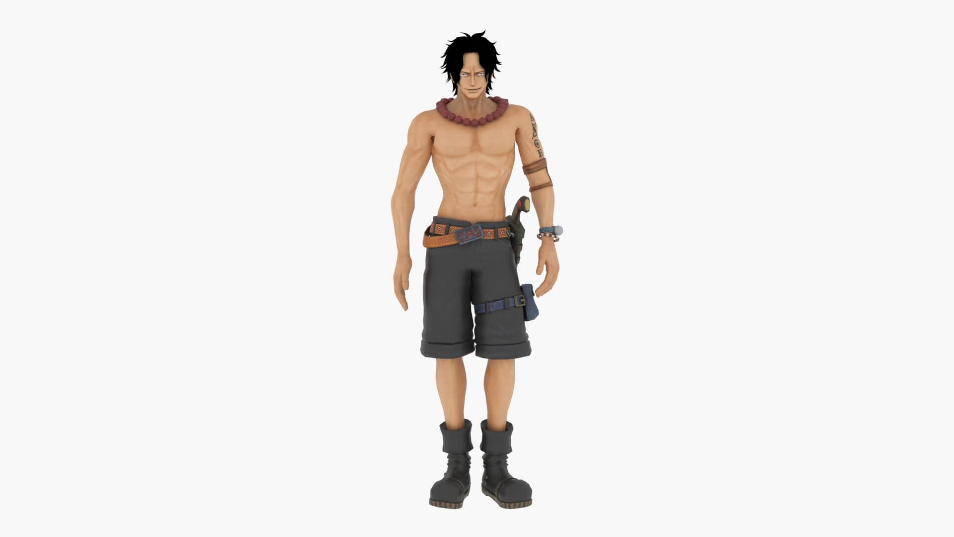 Portgas D Ace One Piece 3d Model By Ilham45 Portgas D Ace One Piece 3d Model By Ilham45