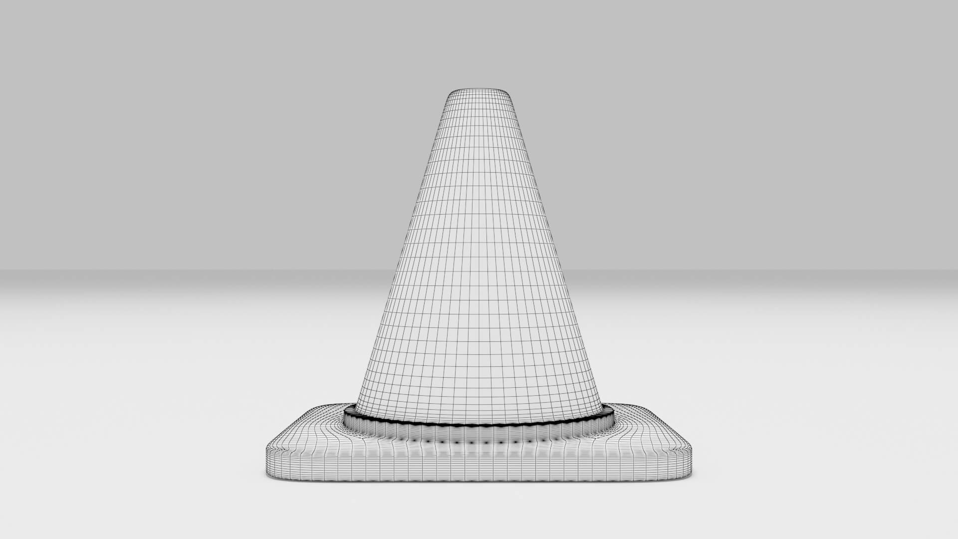 Safety Cone 3D Model by ilham45