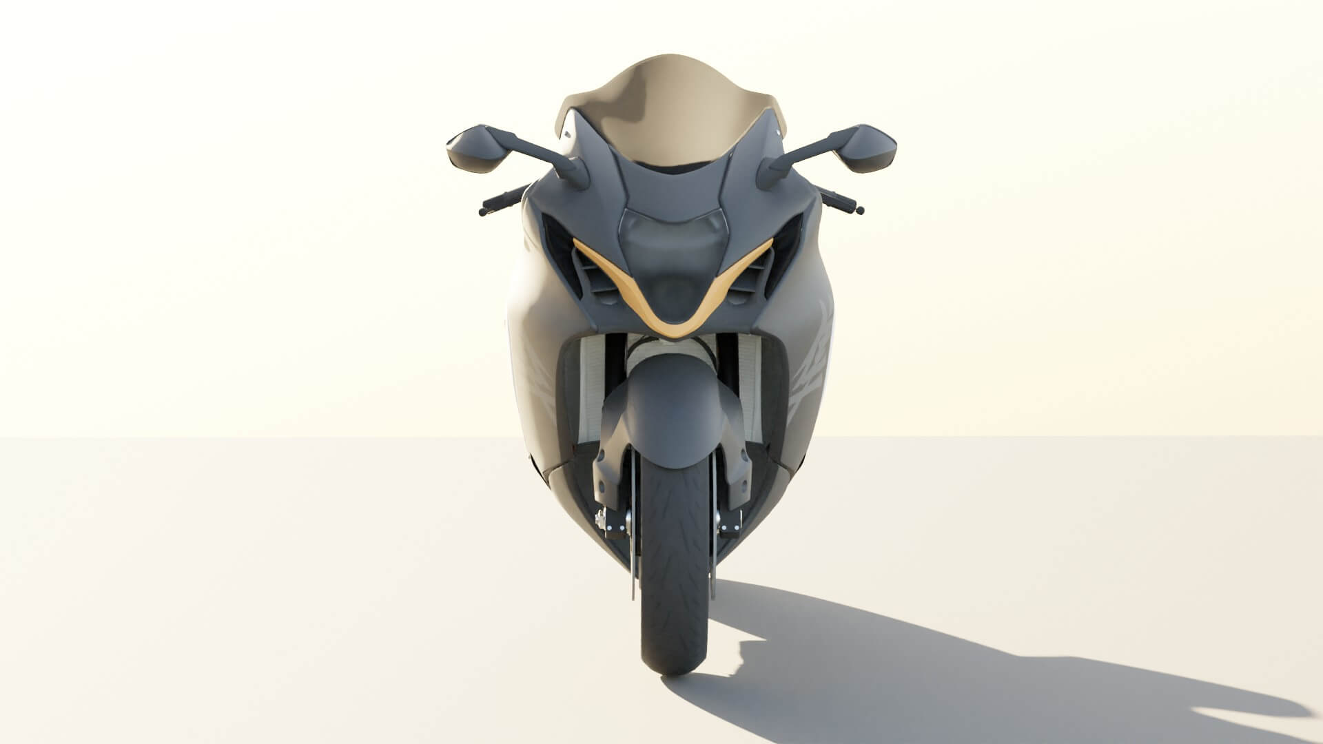 Suzuki Hayabusa - 3D Model by ilham45