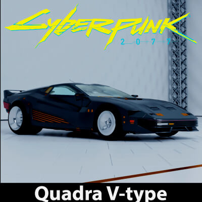 Cyberpunk 2077 Quadra V Type Car