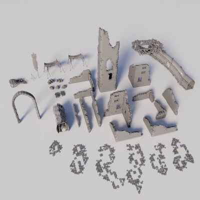 Elden Ring Castle Wall &amp Assets