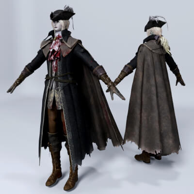 Lady Maria Bloodborne Boss Character