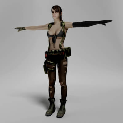 Quiet Sniper Soldier MGS Series