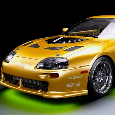2 Fast 2 Furious Slap Jack Toyota Supra Turbo MK IV