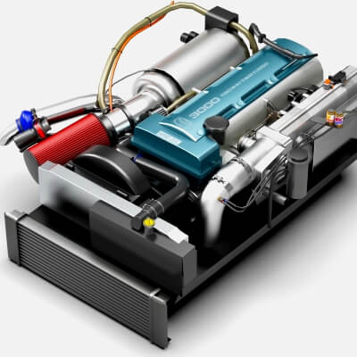2JZ GTE VVTi Turbo Straight 6 Engine