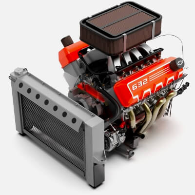Chevy 632 V8 Racing