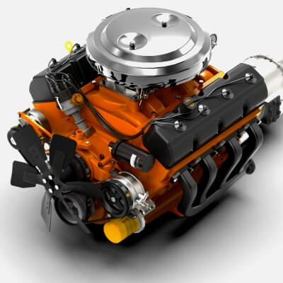 Dodge 426 Hemi V8 Engine