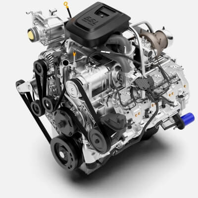 Duramax Diesel Turbo V8 Engine