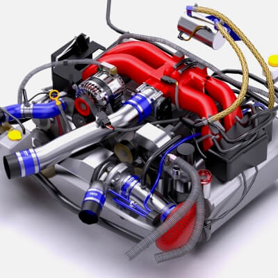 HKS FA24 Flat 4 Boxer Engine