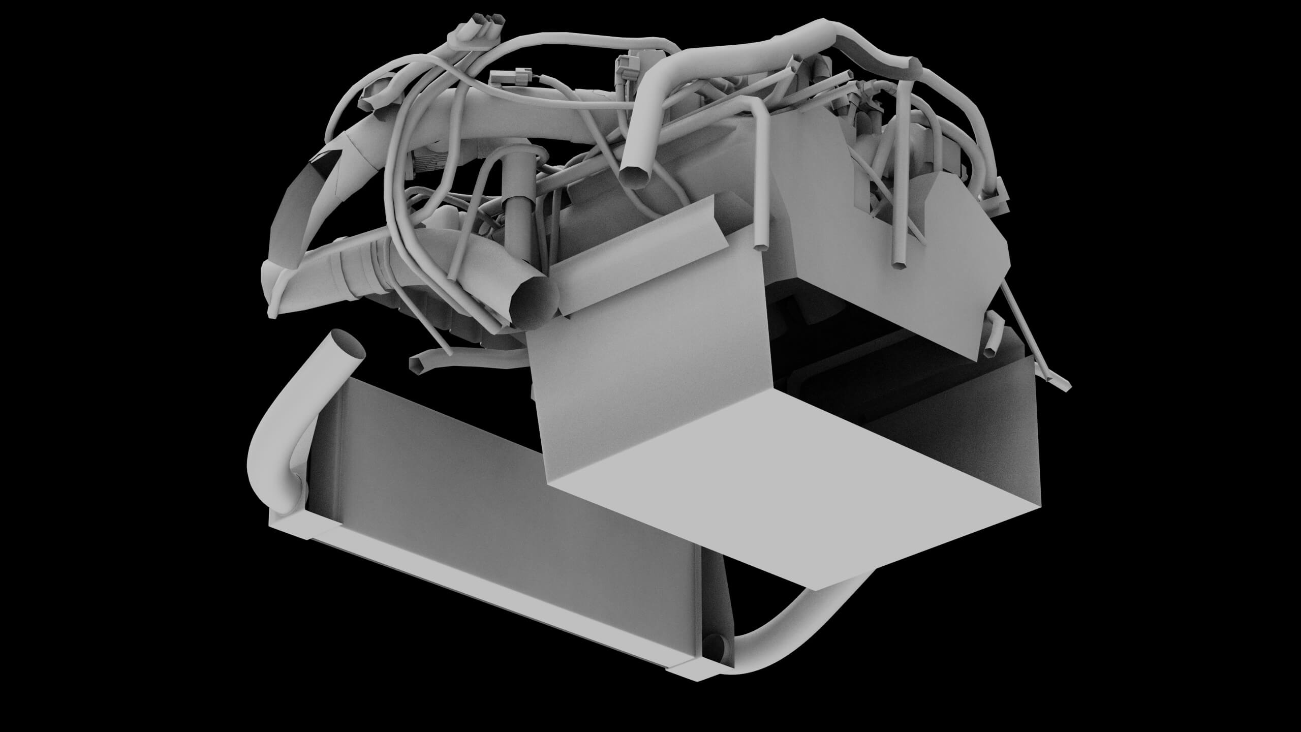 HKS VR38DETT Engine - 3D Model by impulse99